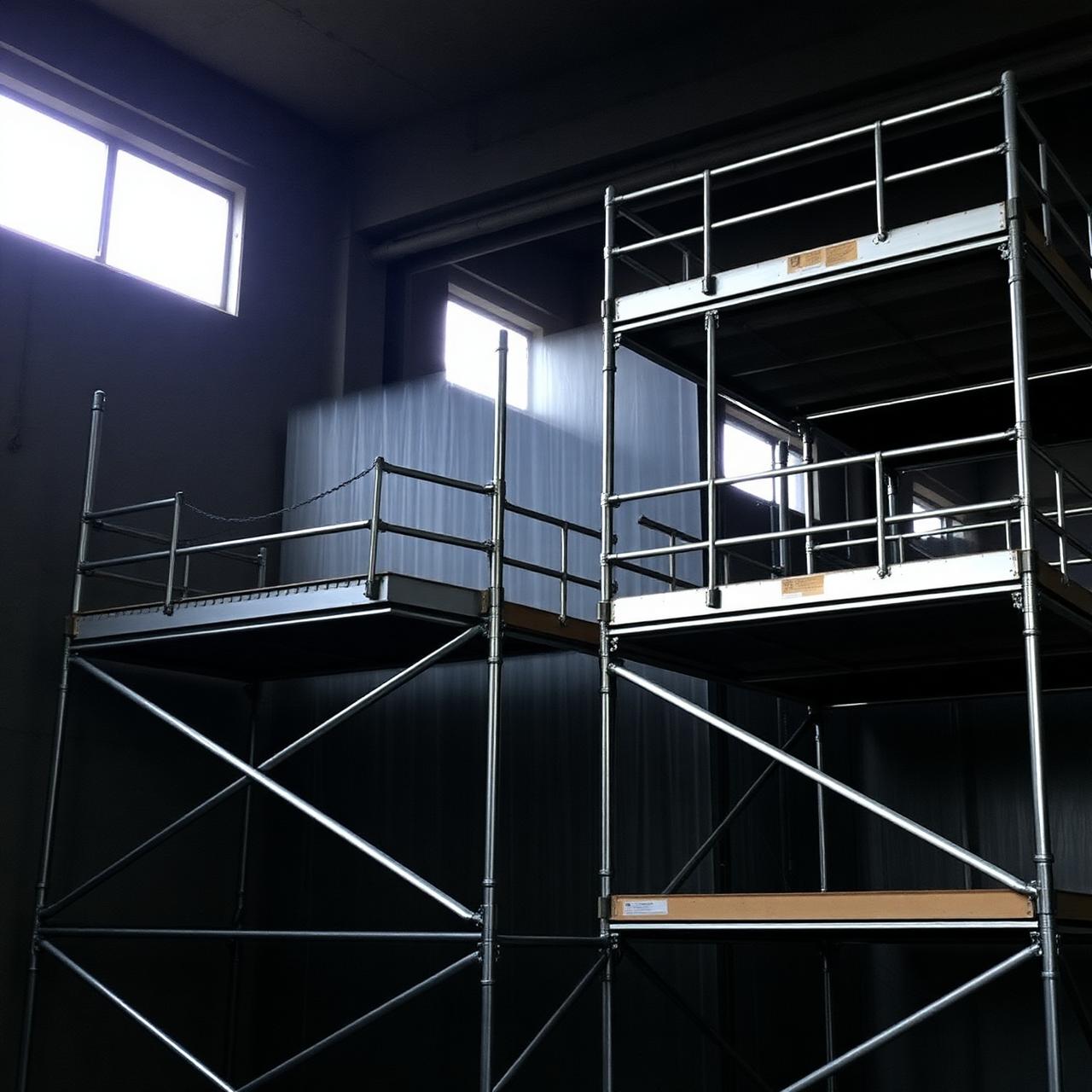 scaffolding after